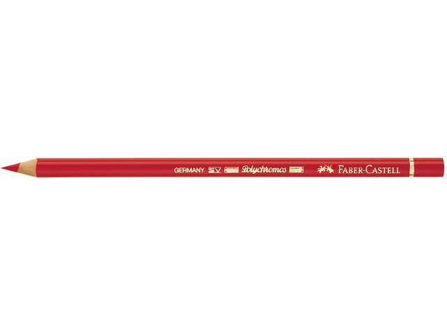 Polychromos Diep Scharlakenrood Kleurpotlood Faber-Castell Kleur 219
