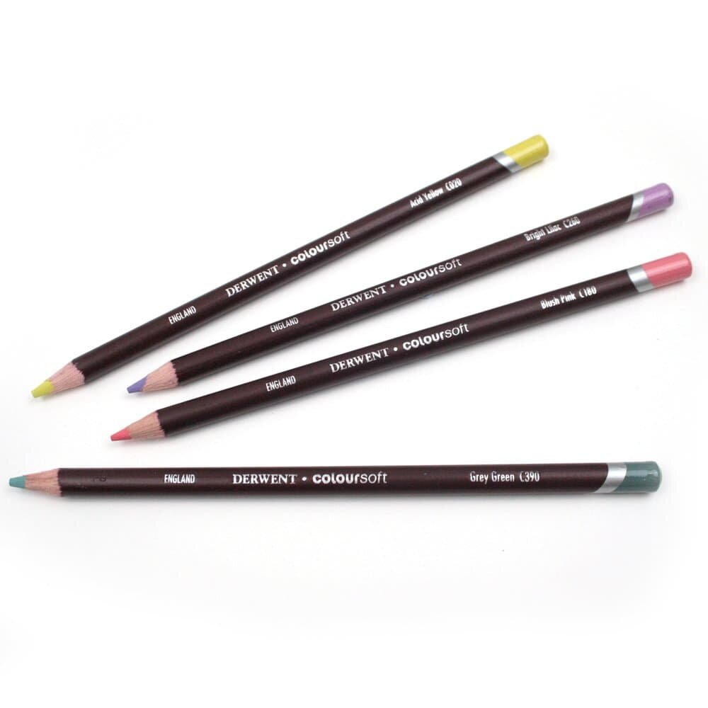 Pale Orange Derwent Coloursoft kleurpotlood / Pencil Kleur C060