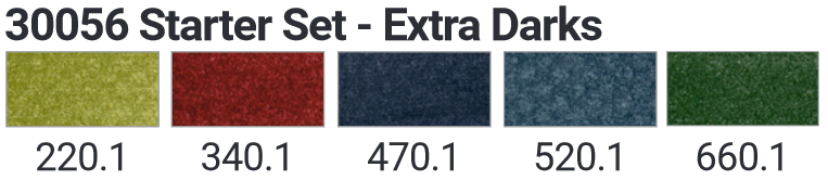 Starter set Extra Darks 5 kleuren van PanPastel
