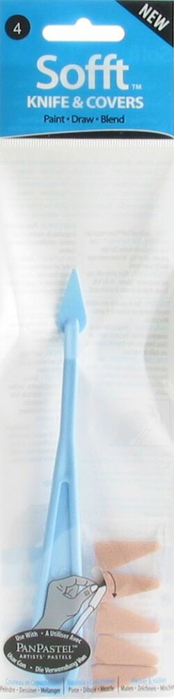 Set 1 Knife + 5 Covers Puntig van Sofft Tools Nummer 4