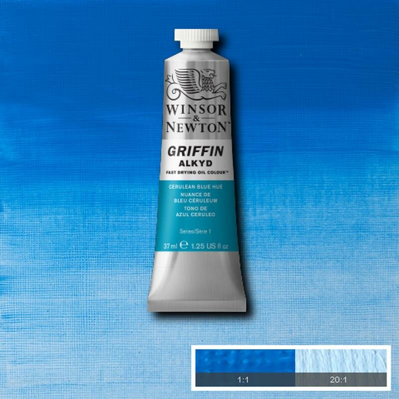 Griffin Alkyd Cerulean Blue Hue Winsor &amp; Newton 37 ML Kleur 139