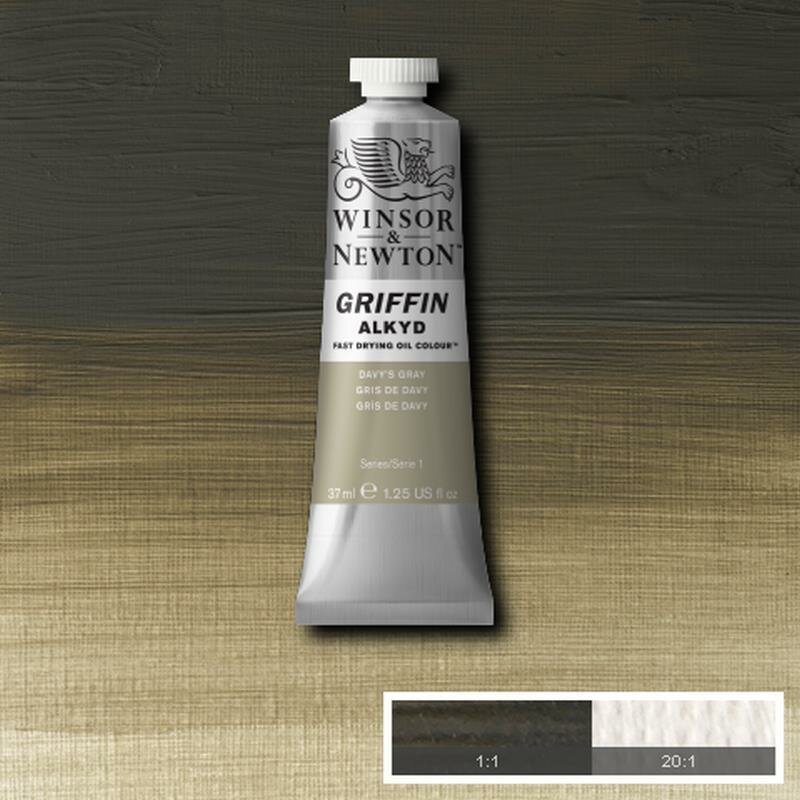 Griffin Alkyd Davy's Gray Winsor &amp; Newton 37 ML Kleur 217