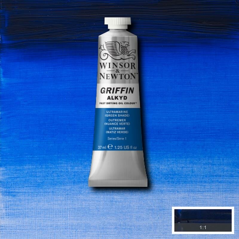 Griffin Alkyd Ultramarine (Green Shade) Winsor &amp; Newton 37 ML Kleur 667