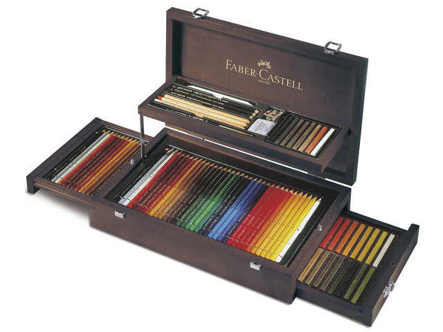 Faber-Castell Polychromos 　chubechan Polychromos Art & Graphic Compendium Case Kleurpotloden Faber