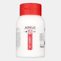 Titaanwit Acrylverf van Art Creation 750 ml Kleur 105