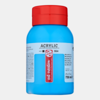Briljantblauw Acrylverf van Art Creation 750 ml Kleur 564