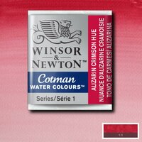 Alizarin Crimson Hue half napje van Winsor &amp; Newton Cotman Water Colours Kleur 003