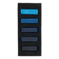 Warme Blauwen set met 5 halve Rembrandt Softpastels