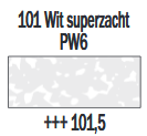 Wit superzacht 5 Rembrandt Softpastel van Royal Talens Kleur 101.5
