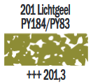 Lichtgeel 3 Rembrandt Softpastel van Royal Talens Kleur 201.3