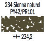 Sienna naturel 2 Rembrandt Softpastel van Royal Talens Kleur 234.2