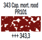 Caput mortuum rood 3 Rembrandt Softpastel van Royal Talens Kleur 343.3