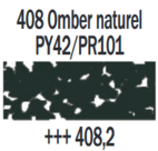 Omber naturel 2 Rembrandt Softpastel van Royal Talens Kleur 408.2