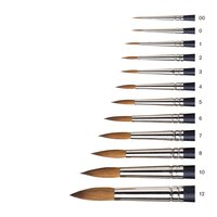 No 5 Rond korte steel Winsor &amp; Newton Professioneel Artists Water Colour Kolinsky Sable Penseel