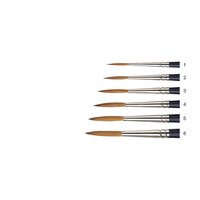 No 5 Sleper korte steel Winsor &amp; Newton Professioneel Artists Water Colour Kolinsky Sable Penseel