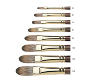 No 6 Kattentong Winsor &amp; Newton Monarch Penseel Olie- &amp; Acrylverf