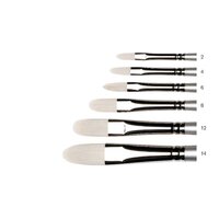 No 12 Kattentong lange steel Winsor &amp; Newton Artisan Olie- &amp; Acrylverf Penseel