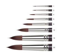 No 8 Rond lange steel Winsor &amp; Newton Galeria Penseel