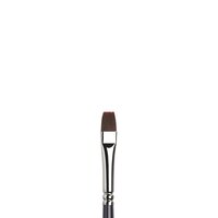 No 8 Plat kort lange steel Winsor &amp; Newton Galeria Penseel