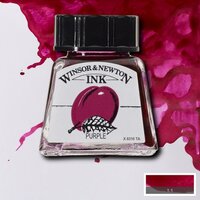 Purple Drawing Ink van Winsor &amp; Newton 14 ML Kleur 542