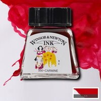Carmine Drawing Ink van Winsor &amp; Newton 14 ML Kleur 127