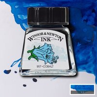 Cobalt Drawing Ink van Winsor &amp; Newton 14 ML Kleur 176