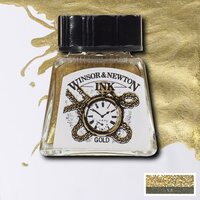 Gold Drawing Ink van Winsor &amp; Newton 14 ML Kleur 283