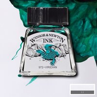 Viridian Drawing Ink van Winsor &amp; Newton 14 ML Kleur 692
