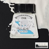 White Drawing Ink van Winsor &amp; Newton 14 ML Kleur 702