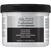 White Gesso / Witte Gesso Professional Acrylic van Winsor &amp; Newton 450 ml nr: 50920