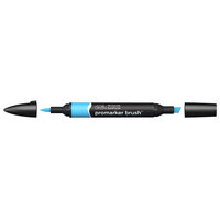Sky Blue Winsor &amp; Newton Promarker Brush Kleur B137