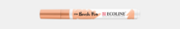 Abrikoos Ecoline Brushpen van Talens Kleur 258