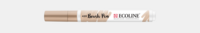 Beige Ecoline Brushpen van Talens Kleur 420