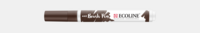 Sepia Donker Ecoline Brushpen van Talens Kleur 440