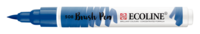 Pruisisch Blauw Ecoline Brushpen van Talens Kleur 508