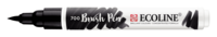 Zwart Ecoline Brushpen van Talens Kleur 700