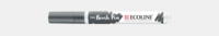 Donkergrijs Ecoline Brushpen van Talens Kleur 706