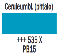 Plakkaatverf Ceruleumblauw (phtalo) Extra fijn (Gouache Extra fine) Royal Talens 20 ML Kleur 535