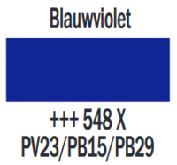 Plakkaatverf Blauwviolet Extra fijn (Gouache Extra fine) Royal Talens 20 ML Kleur 548
