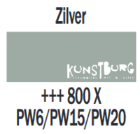 Plakkaatverf Zilver Extra fijn (Gouache Extra fine) Royal Talens 20 ML Kleur 800