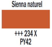 Plakkaatverf Sienna naturel Extra fijn (Gouache Extra fine) Royal Talens 50 ML Kleur 234