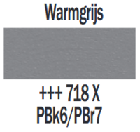 Plakkaatverf Warmgrijs Extra fijn (Gouache Extra fine) Royal Talens 50 ML Kleur 718