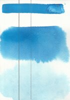 Blue Sky Aquarius Heel napje Aquarelverf van Roman Szmal Kleur 226