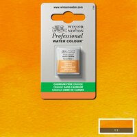 Cadmium-Free Orange (S4) Professional Watercolour van Winsor &amp; Newton Half napje Kleur 899