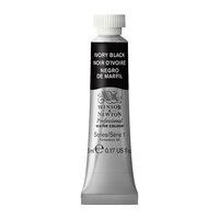 Ivory Black (S1) Professioneel Aquarelverf van Winsor &amp; Newton 5 ml Kleur 331