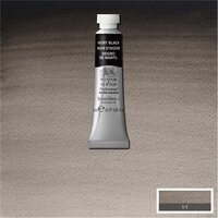 Ivory Black (S1) Professioneel Aquarelverf van Winsor &amp; Newton 5 ml Kleur 331