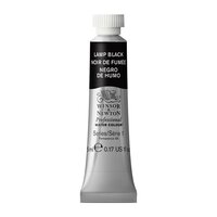 Lamp Black (S1) Professioneel Aquarelverf van Winsor &amp; Newton 5 ml Kleur 337
