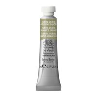 Terre Verte (Yellow shade) (S1) Professioneel Aquarelverf van Winsor &amp; Newton 5 ml Kleur 638