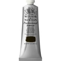 Mars Black Professional Acrylic Winsor &amp; Newton 60 ml Kleur 386