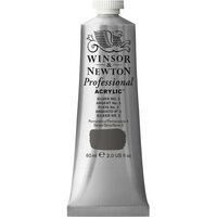 Silver No 2 Professional Acrylic Winsor &amp; Newton 60 ml Kleur 624